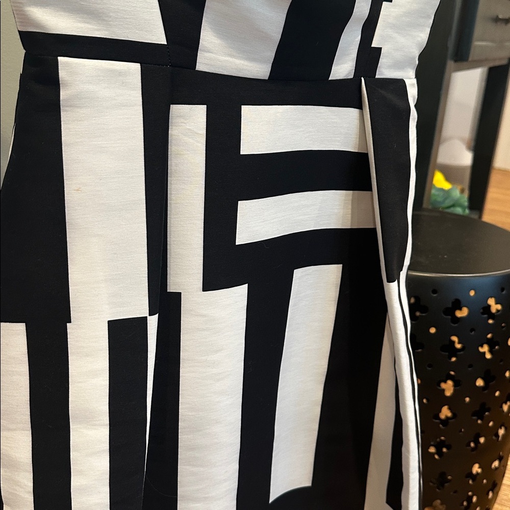 Kate Spade New York “Fly a Kite” Black and White Dress, Size 4 - Picture 4 of 5